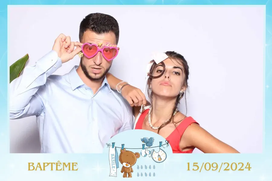 Cadre photo baptême